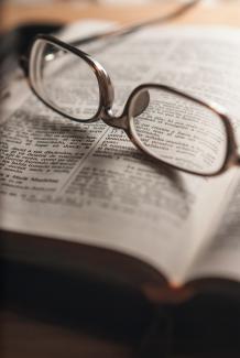 tilt-shift photography of eyeglasses with silver-colored frames by Enoc Valenzuela courtesy of Unsplash.